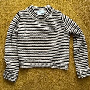la ligne stripe cotton sweater